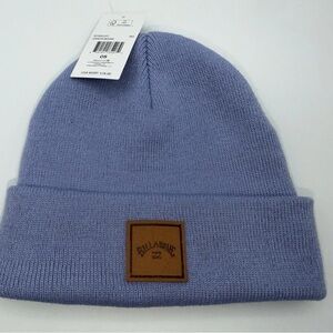 Billabong Unisex Knit Beanie with Leather Patch